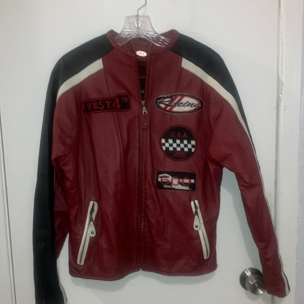 Red and Black Racing Jacket - Picture 3 of 9